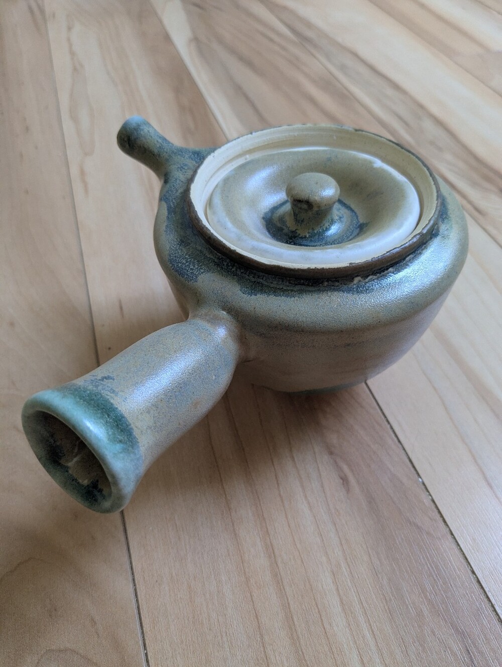 HANDMADE Japanese Kyusu Tokoname Clay Teapot